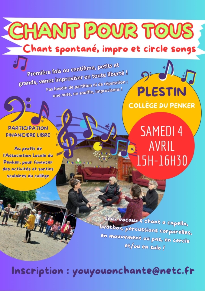 Chant pour tous (avril)